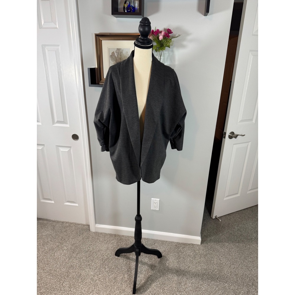 Premise Studio Dolman Sleeve Open Front Cardigan Oversized Jacket Womens M